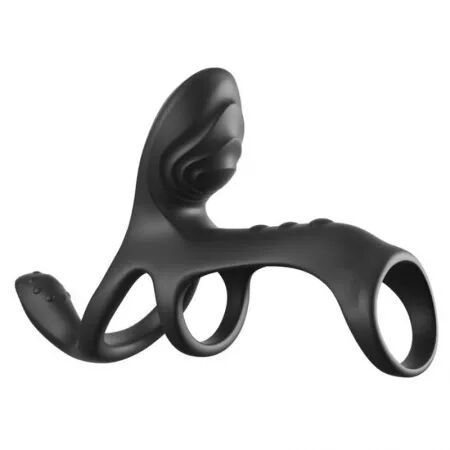FANTASY C-RINGZ - ANNEAU P&Eacute;NIS VIBRANT MAX ULTIMATE COUPLES CAGE 19,5 CM