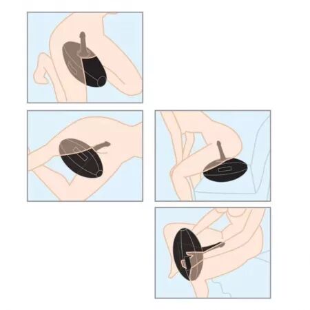 FETISH FANTASY SERIES - BODY DOCK BOULE GONFLABLE AVEC GODEMICHET NOIR 41,9 CM