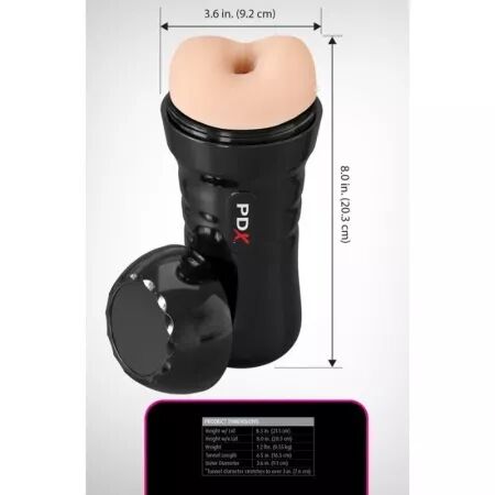 PDX EXTREME - WET BUSSIES SUPER BANGIN' BUTTHOLE ANAL STROKER 20,8 CM
