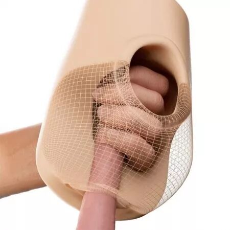 PDX PLUS - VISAGE R&Eacute;ALISTE VAGIN PUSSY POUNDER SQUEEZE STROKER 18 CM