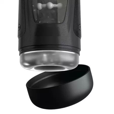 PDX ELITE - MOTO-BATOR PRO MASTURBATEUR &Agrave; POUSSE AUTOMATIQUE VIBRANT ET CHAUFFANT 26,5 CM