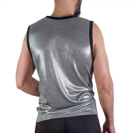 MACHO - T-SHIRT &Agrave; PAILLETTES FINES L/XL