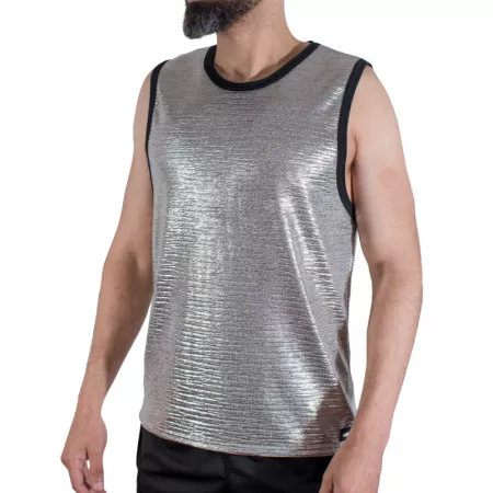 MACHO - T-SHIRT &Agrave; PAILLETTES FINES S/M