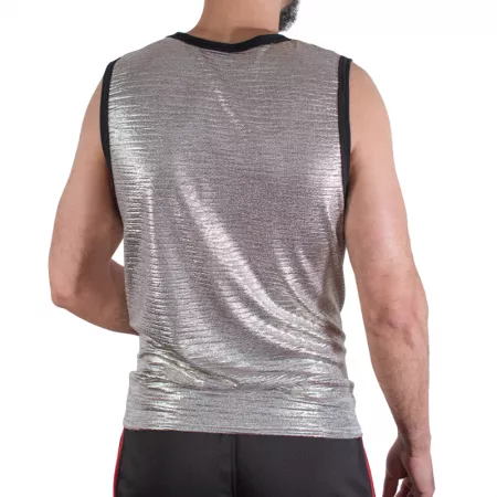 MACHO - T-SHIRT &Agrave; PAILLETTES FINES L/XL