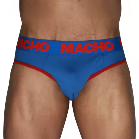 MACHO - MCH005 CLASSIC SLIP BLEU + ROUGE S