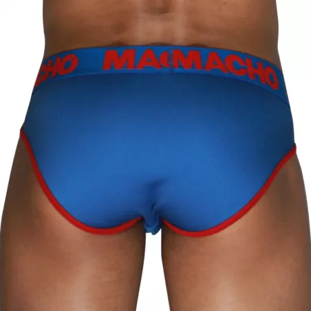 MACHO - MCH005 CLASSIC SLIP BLEU + ROUGE S