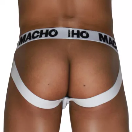 MACHO - MX29BL JOCK BLANC + BLANC XL