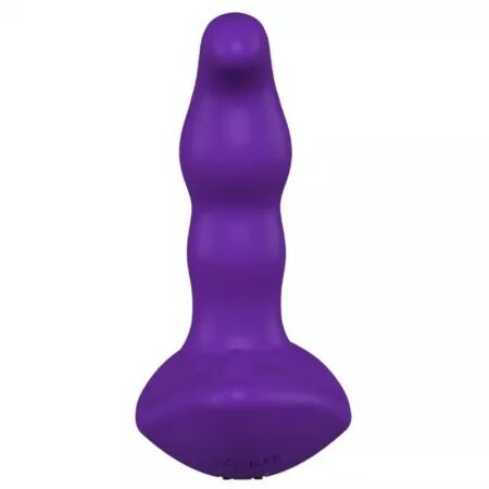 SHE.E.O - STIMULATEUR ANAL VIBRANT ROTATIF AVEC T&Eacute;L&Eacute;COMMANDE VIOLET