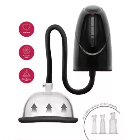 SHE.E.O - POMPE &Agrave; VIDE AUTOMATIQUE POUR VAGIN ET CLITORIS NOIR