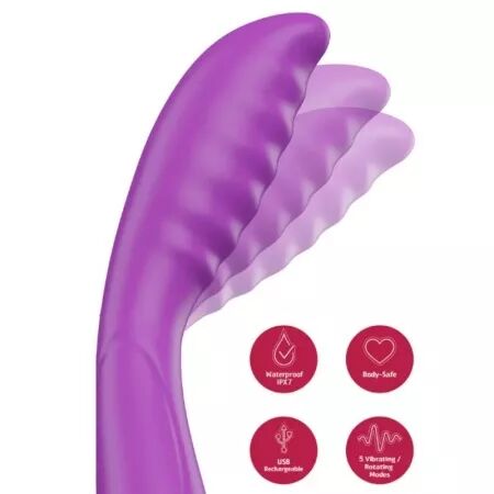 SHE.E.O - VIBRATEUR VIOLETTE &Agrave; TAPOTEMENTS DU POINT G