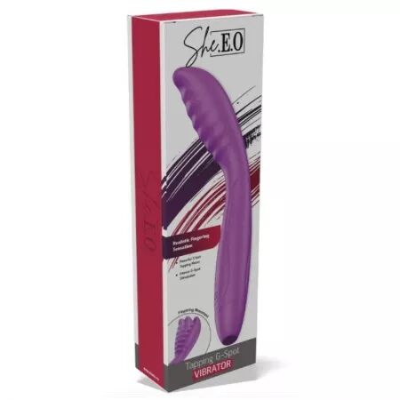 SHE.E.O - VIBRATEUR VIOLETTE &Agrave; TAPOTEMENTS DU POINT G
