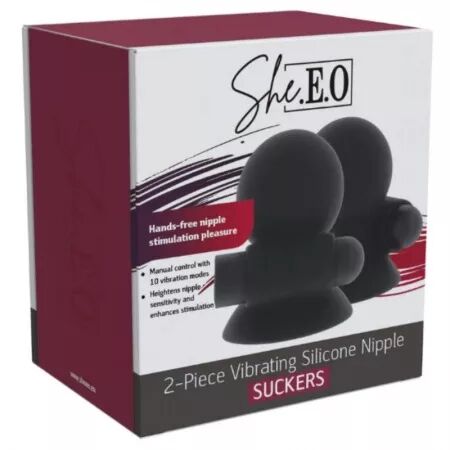 SHE.E.O - GEL DE SUCCION VIBRANT RECHARGEABLE POUR LES T&Eacute;TONS