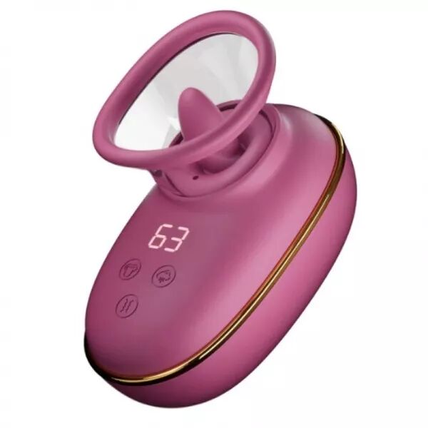SHE.E.O - POMPE DE STIMULATION CLITORIALE AUTOMATIQUE AVEC EFFET DE L�CHAGE (VIOLET)