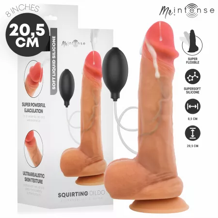 MR INTENSE - DANNY, P&Eacute;NIS ULTRA-R&Eacute;ALISTE AVEC &Eacute;JACULATION ET TESTICULES, 20,5 CM -&Oslash;- 4 CM