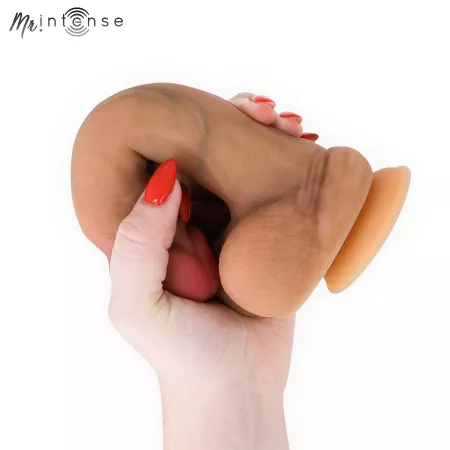 MR INTENSE - DANNY, P&Eacute;NIS ULTRA-R&Eacute;ALISTE AVEC &Eacute;JACULATION ET TESTICULES, 20,5 CM -&Oslash;- 4 CM