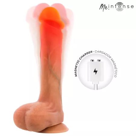 MR INTENSE - BRADLEY VIBRATEUR AVEC EFFET CHAUFFANT ET T&Eacute;L&Eacute;COMMANDE 21 CM -&Oslash;- 4,2 CM