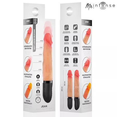 MR INTENSE - JEAN VIBRATEUR HAUT ET BAS AVEC EFFET CHAUFFANT 24 CM -&Oslash;- 3,8 CM
