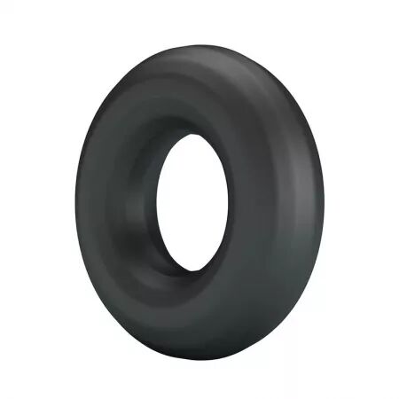 CRAZY BULL - ANNEAU P&Eacute;NAL URBAN EN SILICONE ULTRA DOUX NOIR