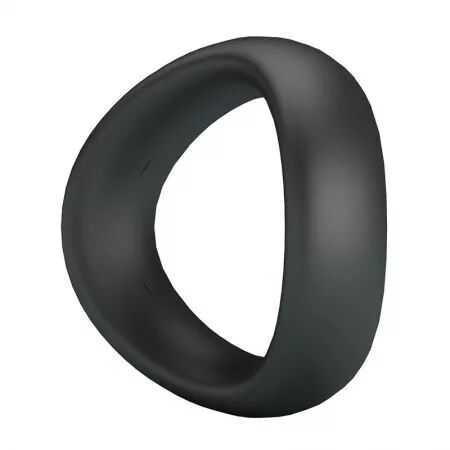 CRAZY BULL - VALEN ANNEAU P&Eacute;NAL ERGONOMIQUE EN SILICONE NOIR