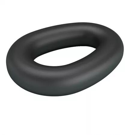 CRAZY BULL - VESPER ANNEAU P&Eacute;NAL EN SILICONE ULTRA DOUX NOIR
