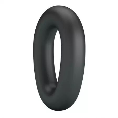 CRAZY BULL - VESPER ANNEAU P&Eacute;NAL EN SILICONE ULTRA DOUX NOIR