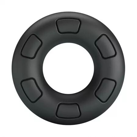 CRAZY BULL - ANNEAU P&Eacute;NAL EN SILICONE SUPER DOUX BERTRAM NOIR