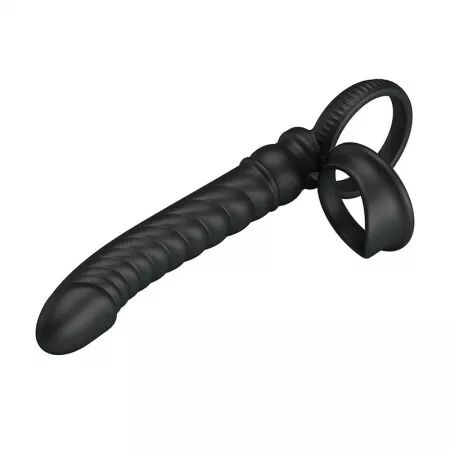 PRETTY LOVE - VIBRATEUR ANAL MERRITT AVEC ANNEAU ET VIBRATION NOIR