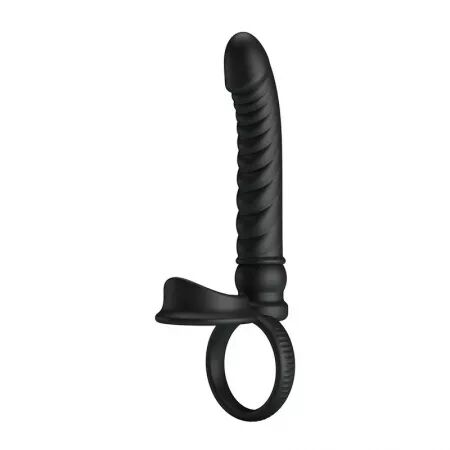 PRETTY LOVE - VIBRATEUR ANAL MERRITT AVEC ANNEAU ET VIBRATION NOIR
