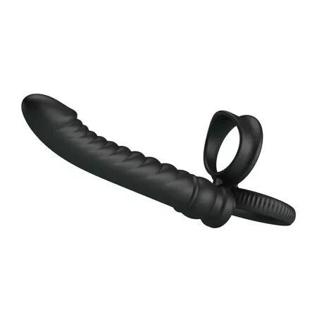 PRETTY LOVE - VIBRATEUR ANAL MERRITT AVEC ANNEAU ET VIBRATION NOIR