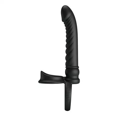 PRETTY LOVE - VIBRATEUR ANAL MERRITT AVEC ANNEAU ET VIBRATION NOIR