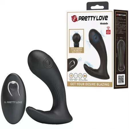 PRETTY LOVE - VIBRATEUR DE PROSTATE MIRABELLE AVEC T&Eacute;L&Eacute;COMMANDE