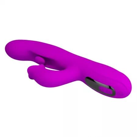 PRETTY LOVE - VIBRATEUR OSCILLANT LAPIN YALANDA AVEC AFFICHAGE LED VIOLET