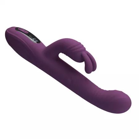 PRETTY LOVE - DEE VIBRATEUR LAPIN MULTIFONCTION OSCILLANT ET &Agrave; PERCUSSION VIOLET