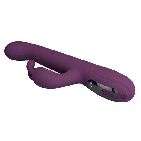 PRETTY LOVE - DEE VIBRATEUR LAPIN MULTIFONCTION OSCILLANT ET &Agrave; PERCUSSION VIOLET