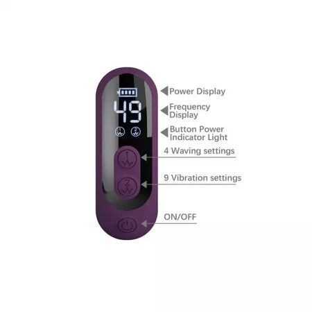 PRETTY LOVE - DEE VIBRATEUR LAPIN MULTIFONCTION OSCILLANT ET &Agrave; PERCUSSION VIOLET