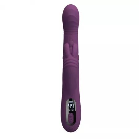 PRETTY LOVE - DEE VIBRATEUR LAPIN MULTIFONCTION OSCILLANT ET &Agrave; PERCUSSION VIOLET