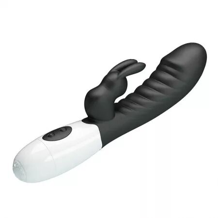 PRETTY LOVE - VIBRATEUR LAPIN NAUGHTY BUNNY 30 FONCTIONS NOIR