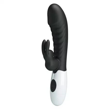 PRETTY LOVE - VIBRATEUR LAPIN NAUGHTY BUNNY 30 FONCTIONS NOIR
