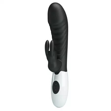 PRETTY LOVE - VIBRATEUR LAPIN NAUGHTY BUNNY 30 FONCTIONS NOIR