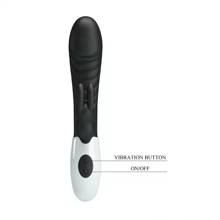 PRETTY LOVE - VIBRATEUR LAPIN NAUGHTY BUNNY 30 FONCTIONS NOIR