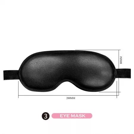 PRETTY LOVE - KIT BDSM 8 PI&Egrave;CES NOIR