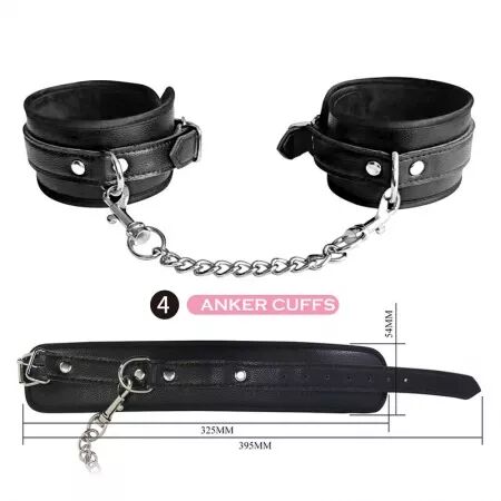 PRETTY LOVE - KIT BDSM 8 PI&Egrave;CES NOIR