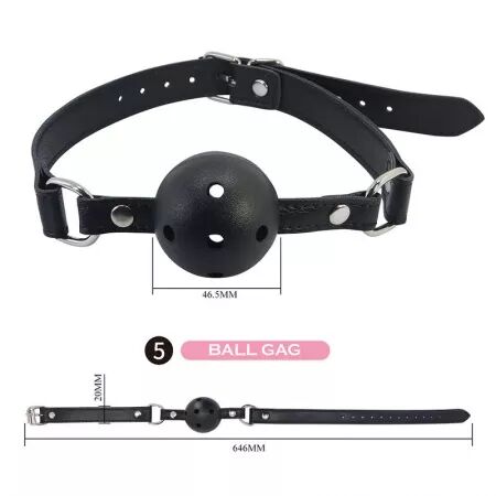 PRETTY LOVE - KIT BDSM 8 PI&Egrave;CES NOIR