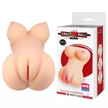 CRAZY BULL - METTE MASTURBATEUR R&Eacute;ALISTE AVEC FESSES ET VAGIN EN CHAIR