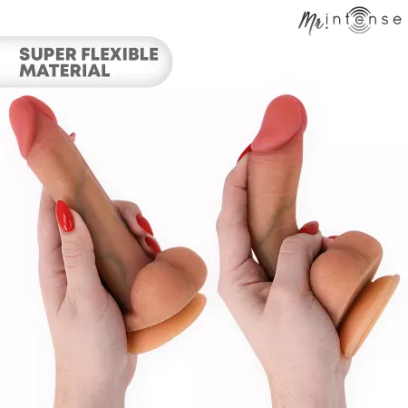 MR INTENSE - GARY S P&Eacute;NIS EN SILICONE ULTRA-R&Eacute;ALISTE AVEC TESTICULES 17,8 CM -&Oslash;- 4,2 CM