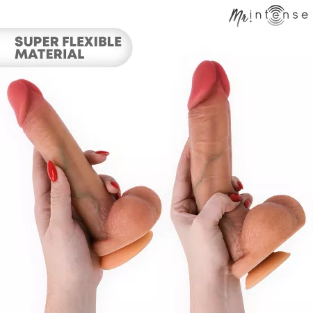 MR INTENSE - GARY M P&Eacute;NIS EN SILICONE ULTRA-R&Eacute;ALISTE AVEC TESTICULES 20 CM -&Oslash;- 4,2 CM