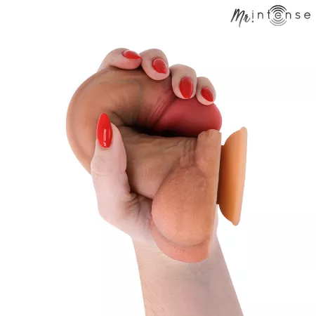 MR INTENSE - GARY M P&Eacute;NIS EN SILICONE ULTRA-R&Eacute;ALISTE AVEC TESTICULES 20 CM -&Oslash;- 4,2 CM
