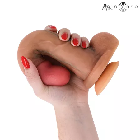 MR INTENSE - GARY L P&Eacute;NIS EN SILICONE ULTRA-R&Eacute;ALISTE AVEC TESTICULES 23 CM - &Oslash; 4,7 CM