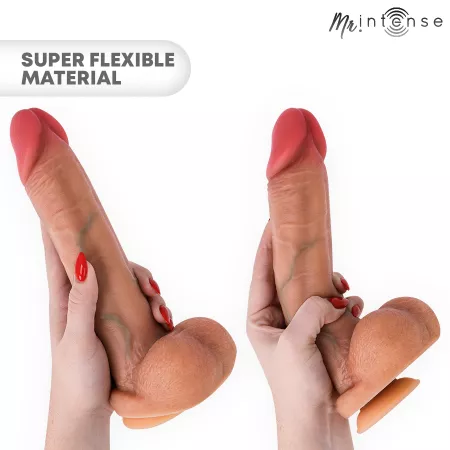 MR INTENSE - GARY XL P&Eacute;NIS EN SILICONE ULTRA-R&Eacute;ALISTE AVEC TESTICULES 25,5 CM -&Oslash;- 5,1 CM