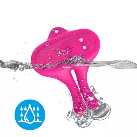 ARMONY - PINCES &Agrave; T&Eacute;TONS MAGN&Eacute;TIQUES VIBRATOIRES EN FORME DE LAPIN ROSE